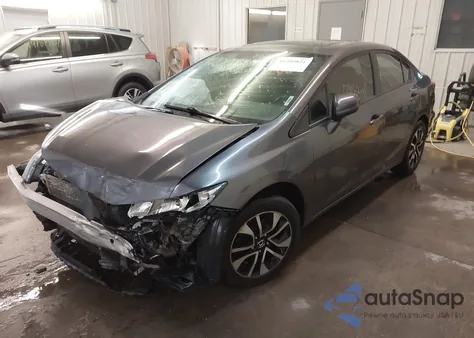2014 Honda Civic Ex from USA, damaged, VIN 19XFB2F85EE061954